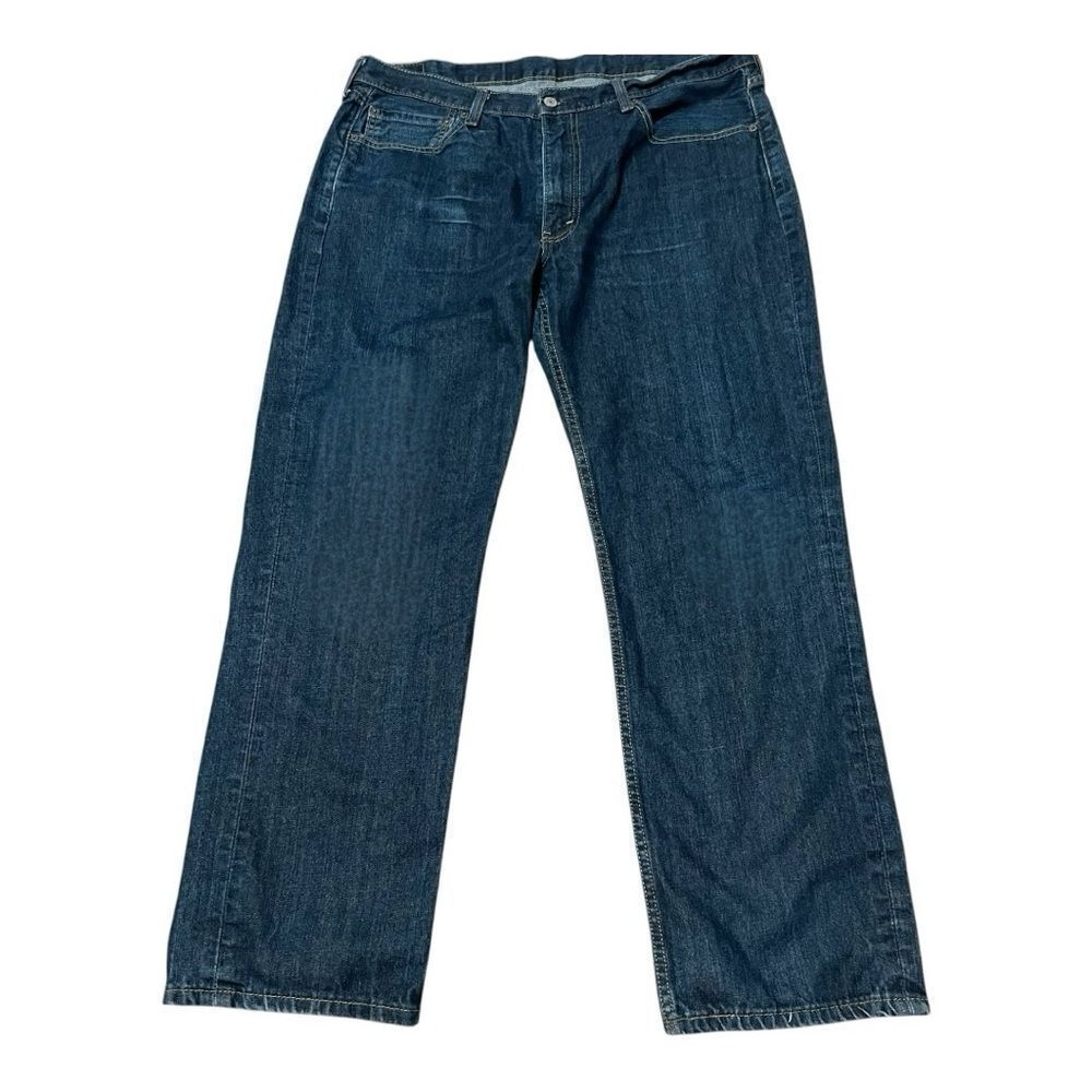 Levi’s Mens 514 Dark Wash 100% Cotton Straight Leg Jeans Size 38X30